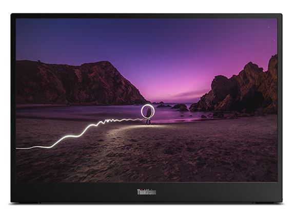 Lenovo 64BFUAR1AU Commercial display ThinkVision M16 16' WUXGA 1920x1200 Portable Monitor 60Hz 6ms Tilt Height Adjustable 970g 178° View Angle USB-C DP 65W PD 3yr