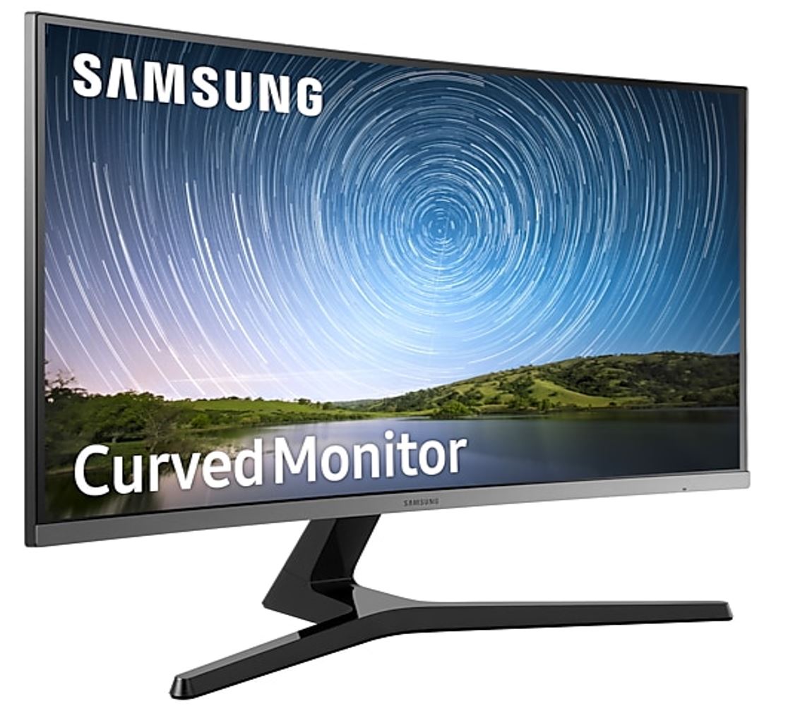 Samsung R500 27' 60Hz FHD FreeSync Curved Gaming Monitor 1920x1080 4ms 16.7M 1800R Tilt VESA D-Sub HDMI Bezeless Game Mode Eye Save Mode Flicker Free