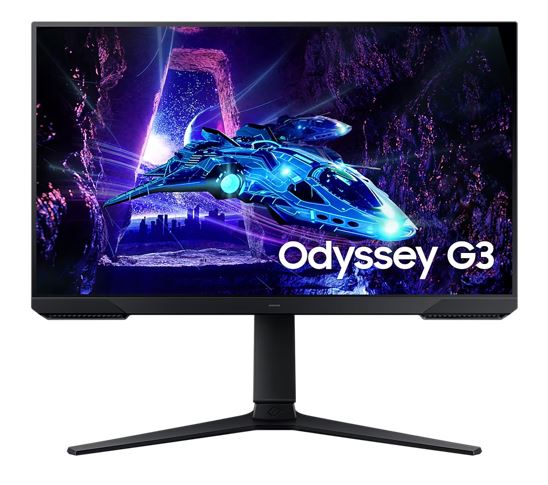 Samsung 24' Odyssey G30D FHD Monitor 1920 x1080 180Hz 16:9 250cd/m2 VA HDMI1.4 DP Headphone Tilt HAS Swivel Pivot VESA Gaming Monitor Black LS24DG302EEXXY