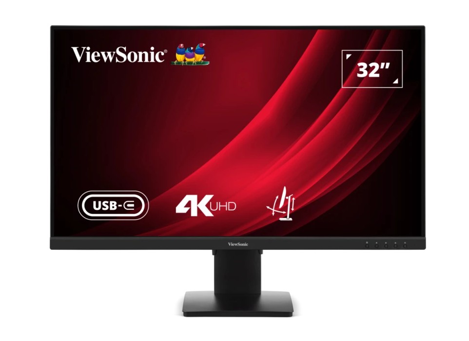 ViewSonic 32' VG 4K SuperClear IPS, USB-C, DP, Height Adjust,  3y Advance Replacement, Business Pro Monitor