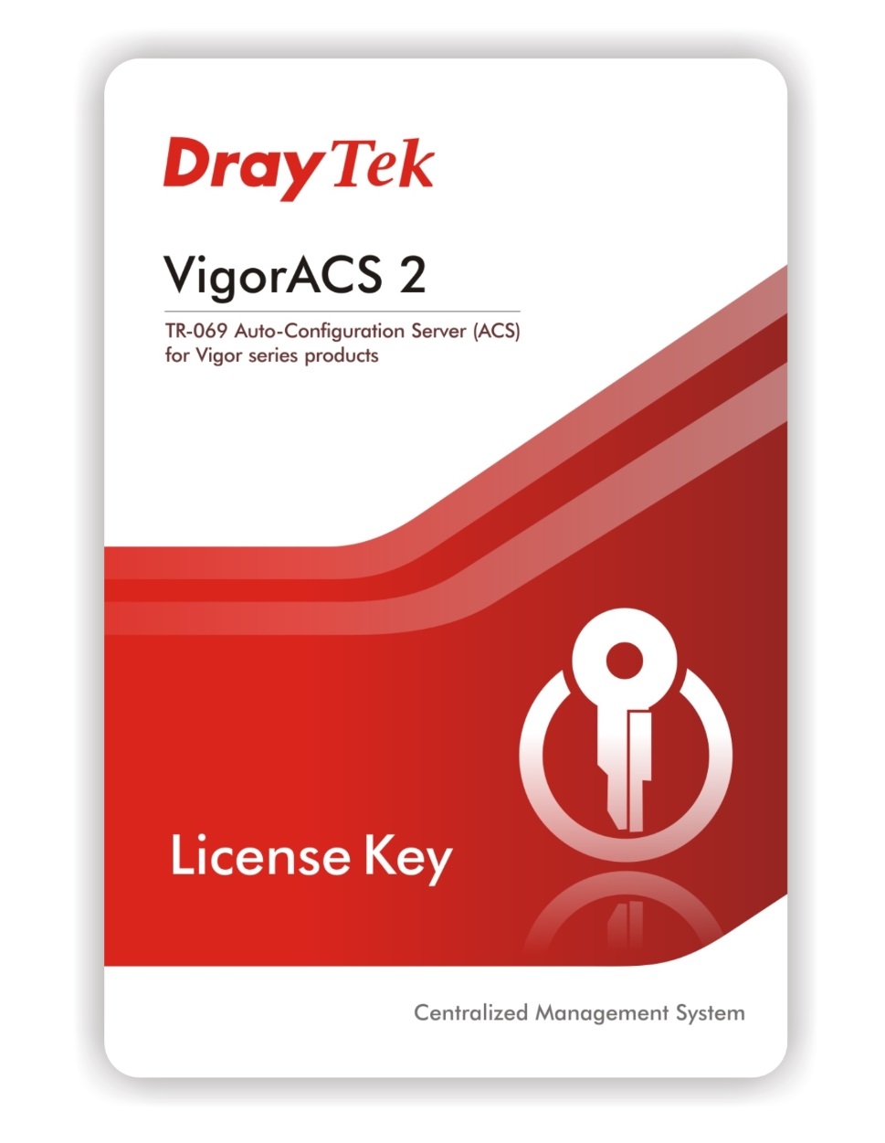 Draytek VigorACS 2 1(One) year license key for 25 CPE nodes - Centralized Management System for Vigor Router  VigorAP 2yr wty