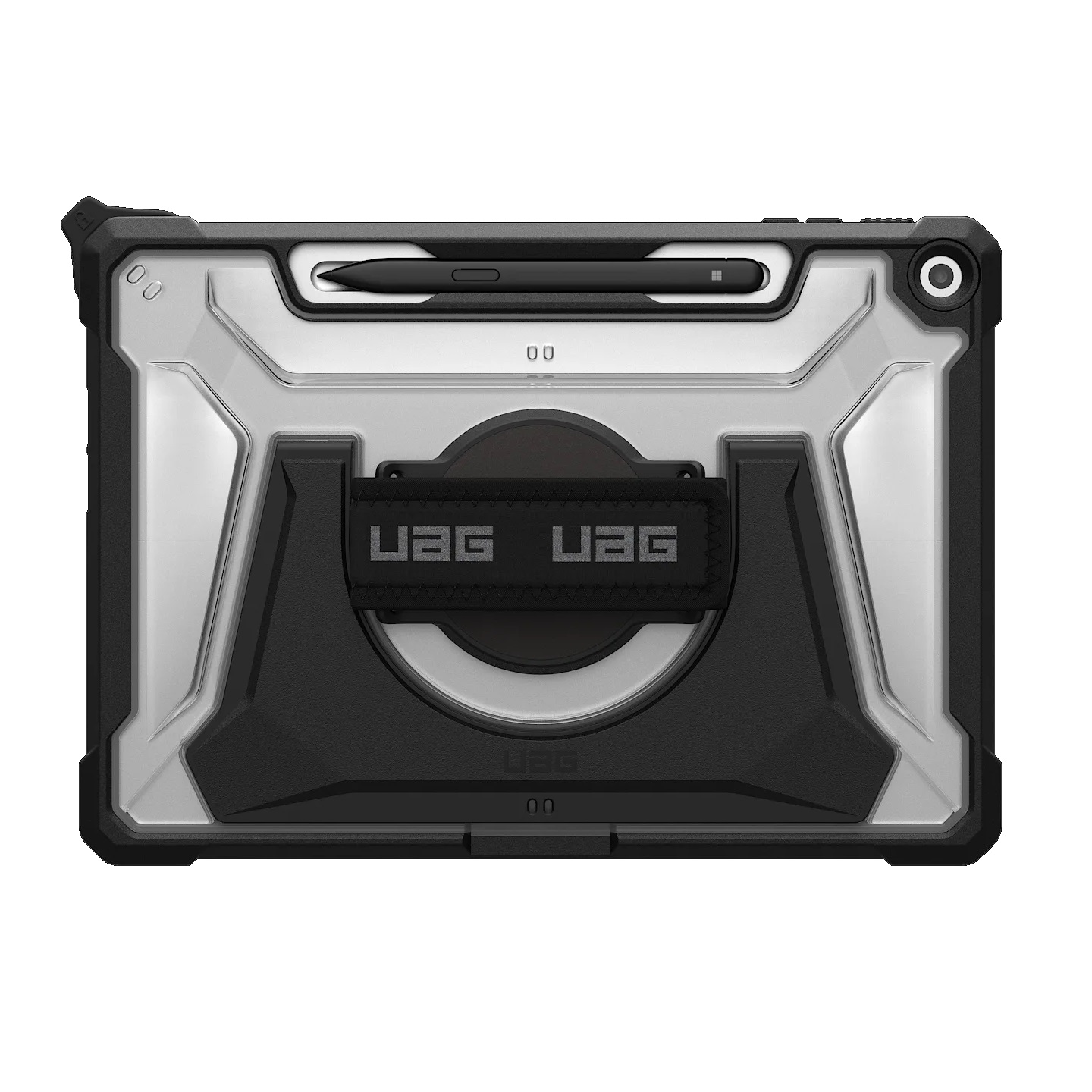 UAG Plasma Microsoft Surface Pro 12 Rugged Case - Ice/Black (324023114340), DROP+ Military Standard, Hand Strap,  Built-in Kickstand,10 Years Warranty