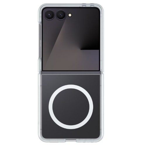 Otterbox Business Phone Thin Flex Magnets Samsung Galaxy Z Flip8 5G (6.9') Case Clear - (77-000593), Antimicrobial, DROP+ Military Standard, 7 Years Warranty