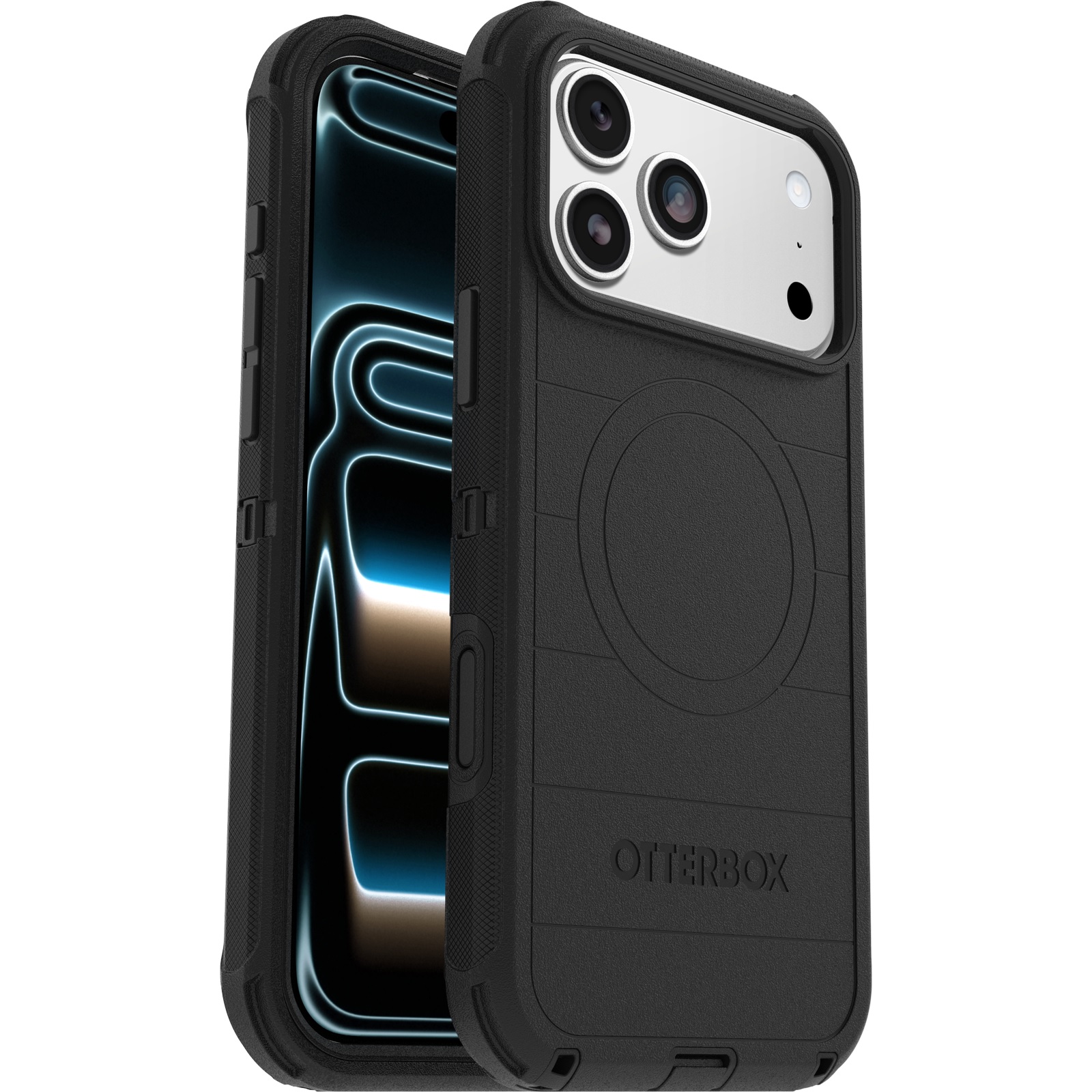 OtterBox Defender Pro MagSafe Apple New iPhone 2026 / iPhone 17 Pro Max (6.9') Case Black-(77-000958), Camera Control, 7 Years Warranty