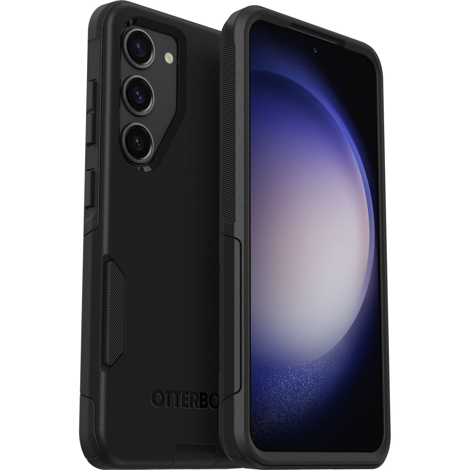 OtterBox Commuter Samsung Galaxy S23 5G (6.1') Case Black - (77-91090), DROP+ 3X Military Standard, Dual Layer, Raised Edges,Non-Slip,7 Years Warranty