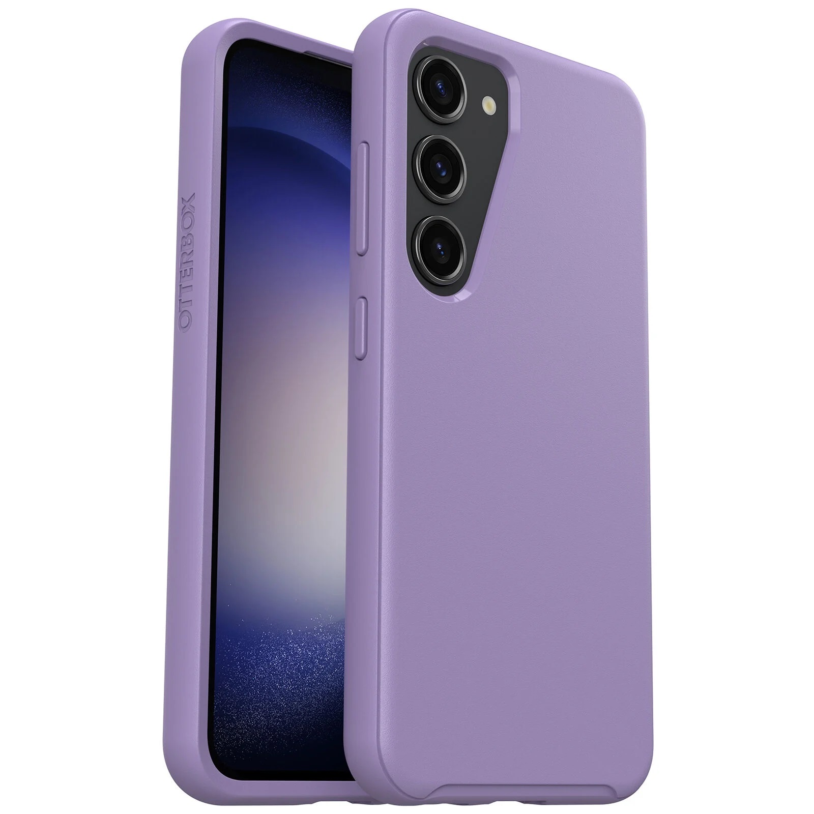 OtterBox Symmetry Samsung Galaxy S23 5G (6.1') Case You Lilac It (Purple) - (77-91148), Antimicrobial, DROP+ 3X Military Standard, 7 Years Warranty