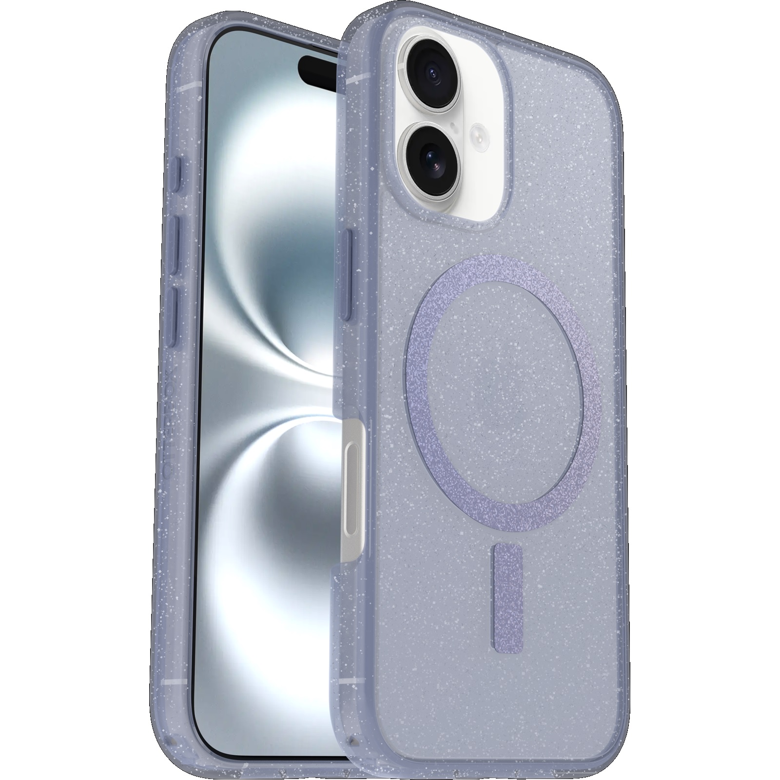 OtterBox Symmetry Clear MagSafe Apple iPhone 16 (6.1') Case Denver Dusk Purple - (77-96377), Antimicrobial,DROP+ 3X Military Standard,7 Years Warranty