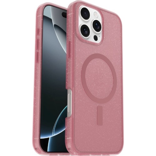 OtterBox Symmetry Clear MagSafe Apple iPhone 16 Pro Max (6.9') Case - (77-96432) Thimbleberry,Antimicrobial, DROP+ 3X Military Standard, 7 Years Warra
