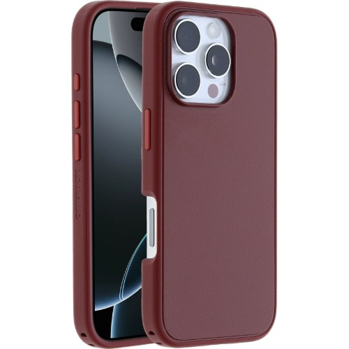 OtterBox Symmetry MagSafe Apple iPhone 16 Pro (6.3') Case Red - (77-96571) , Antimicrobial, DROP+ 3X Military Standard, Raised Edge,7 Years Warranty