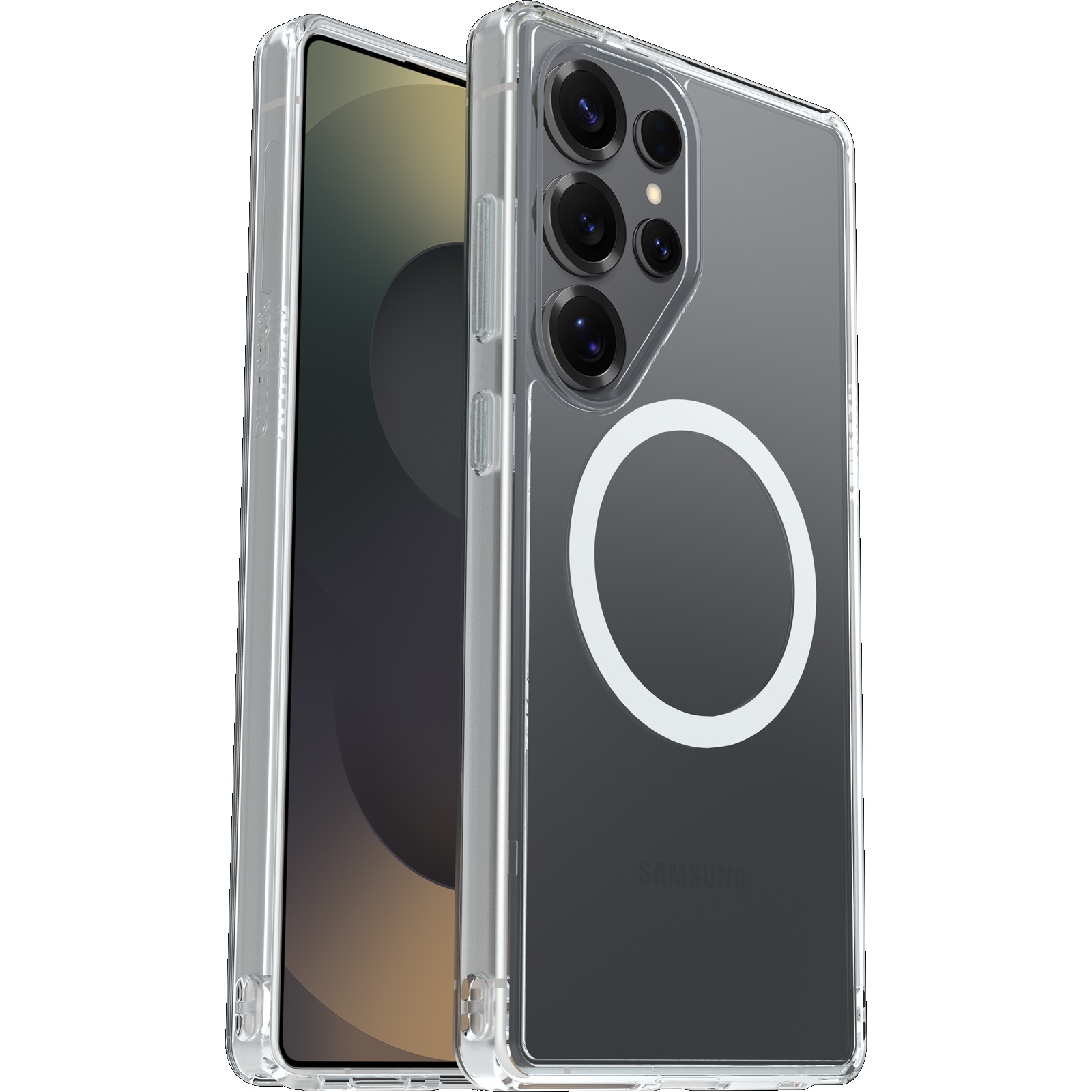 OtterBox Symmetry Clear Magnets Samsung Galaxy S25 Ultra 5G (6.9') Case Clear - No Retail Packaging - (77-97603), 7 Years Warranty