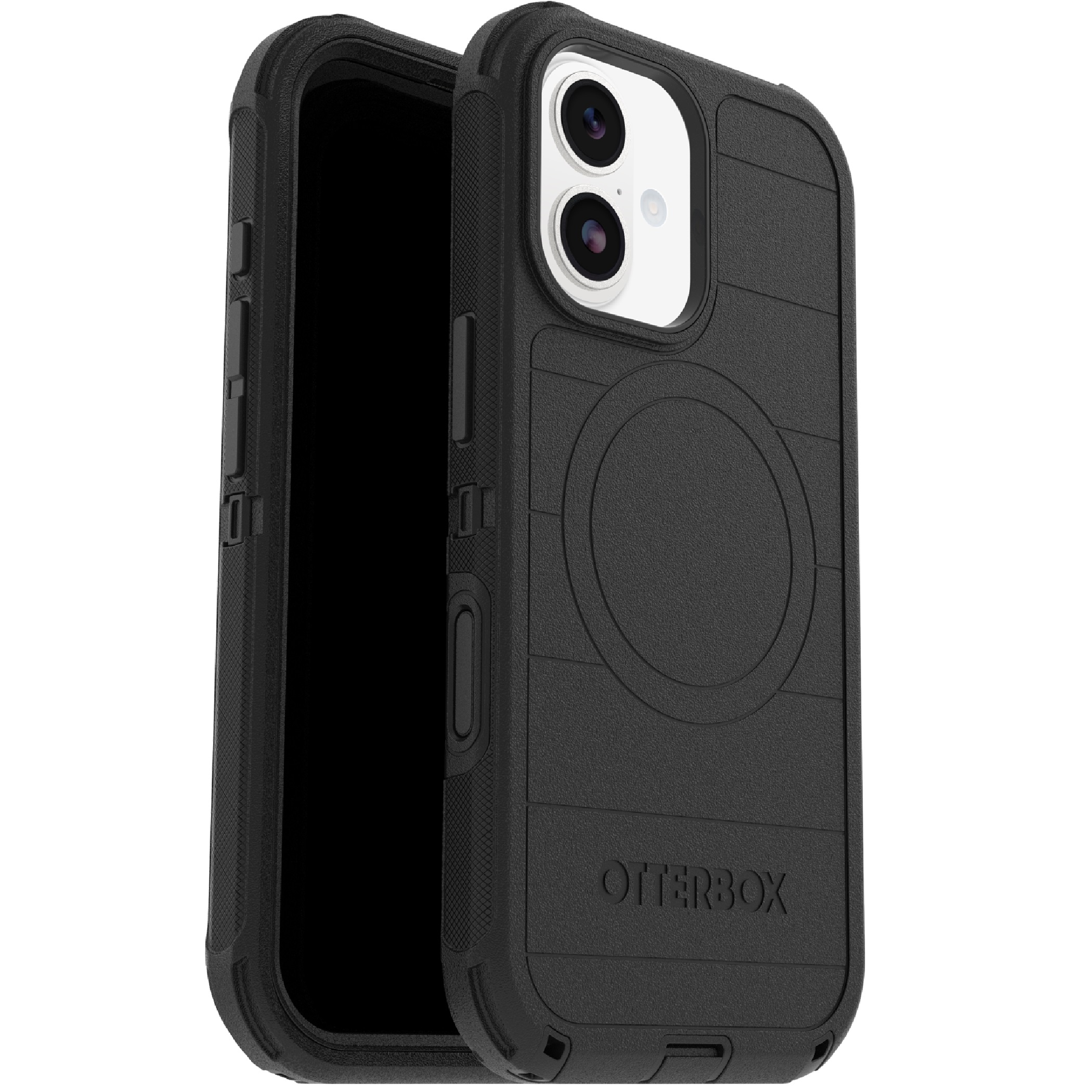 OtterBox Defender Pro MagSafe Apple iPhone 17 (6.3') Case Black No Retail Packaging - (77-98356), Camera Control, Raised Edges, 7 Years Warranty