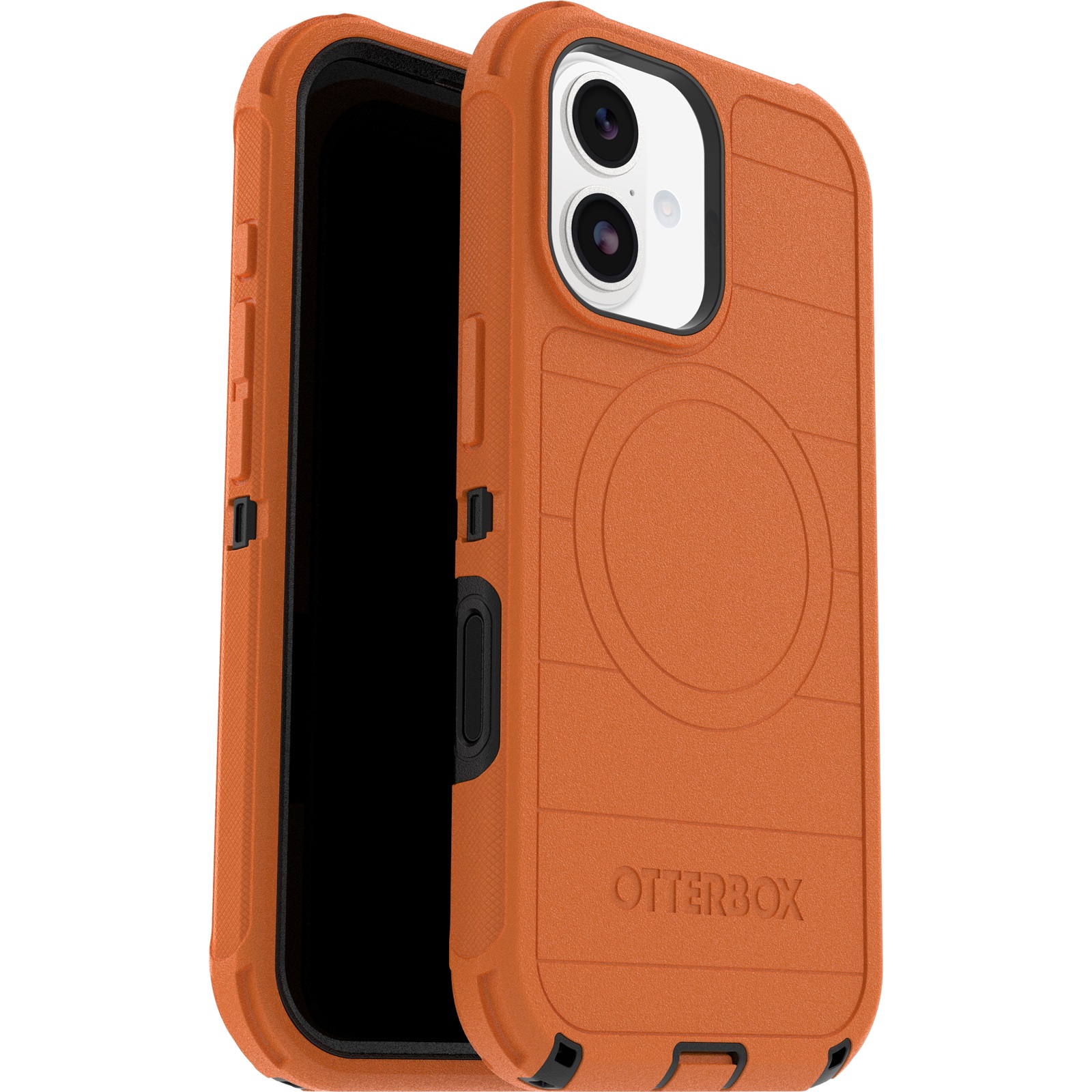 OtterBox Defender Pro MagSafe Apple iPhone 17 (6.3') Case Orange No Retail Packaging - (77-98367), Camera Control, Raised Edges, 7 Years Warranty