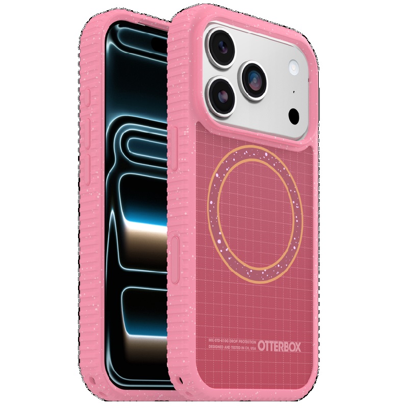OtterBox Sole Apple iPhone 17 Pro (6.3') Xtra Hot Case Pink - (77-99407), DROP+ 5X Military Standard, Raised Edges, Camera Control, 7 Years Warranty