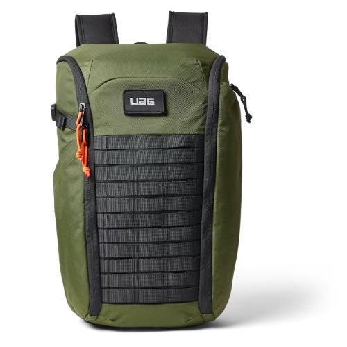 UAG Civilian Backpack 20L - Olive Drab/Orange(984174114097),  Lightweight, Travel Friendly, Scratch-Resistant ,1 Year  Warranty