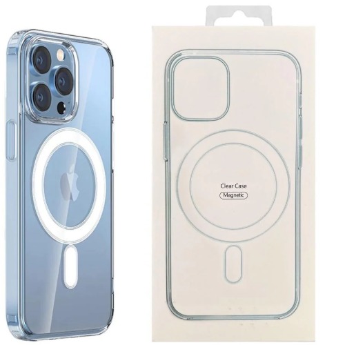 USP Business communication device Apple iPhone 13 Pro (6.1') Clear Case with MagSafe - Crystal Clear, Drop Protection, Scratch Resistant, Magnetic, Durable, 5 Years Warranty acwms13pr