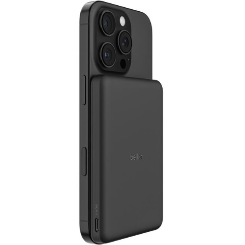 Belkin Security camera BoostCharge Slim Magnetic Power Bank 5K - Black(BPD010fqBK),1x USB-C(15W),Qi2 (7.5W),USB-C Cable(0.6M), $2,500 CEW, 2 Years Warranty