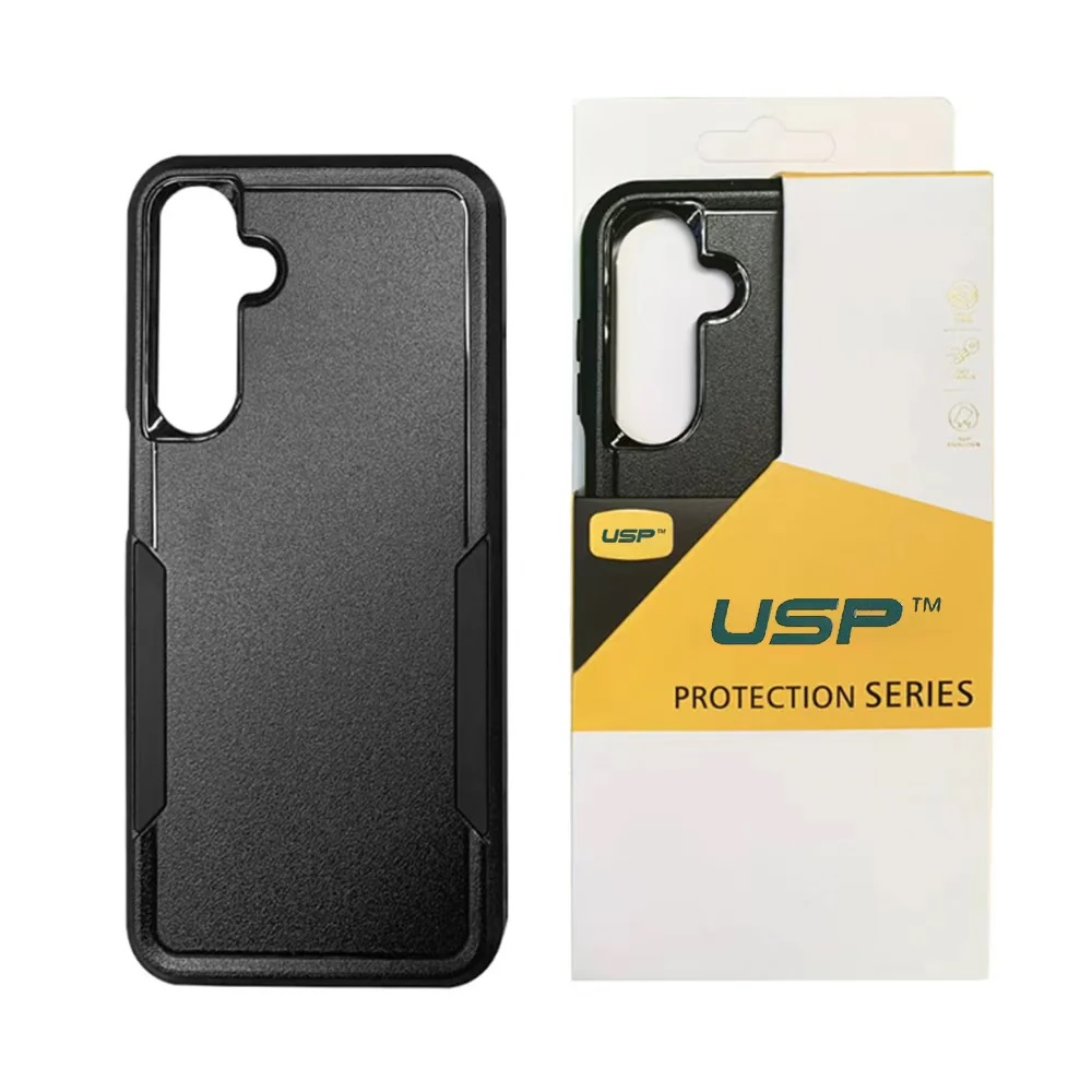 USP Rugged Samsung Galaxy A37 5G (6.7') Armor Light Case Black - No-Slip, Sleek, Drop-Protection, Strong & Durable, 5 Years Warranty cbalca37