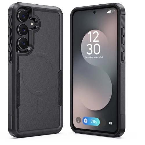 USP cbalcms26 Business Phone Rugged Samsung Galaxy S26 5G (6.3') Armor Light Case With Magsafe - Built-in magnets, Drop Protection, Raised Edges, 5 Years Warranty