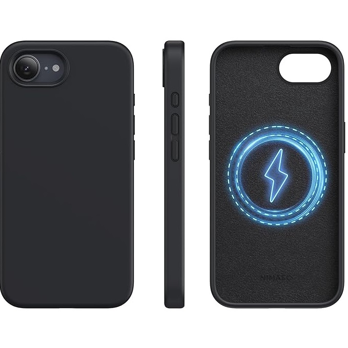 USP cswmbi17 Business Phone Apple iPhone 17 (6.3) Silicon Case with Magsafe - Two Tough Layers, Port Covers, No Slip Grippy Edges, Anti-fall, 5 Years Warranty