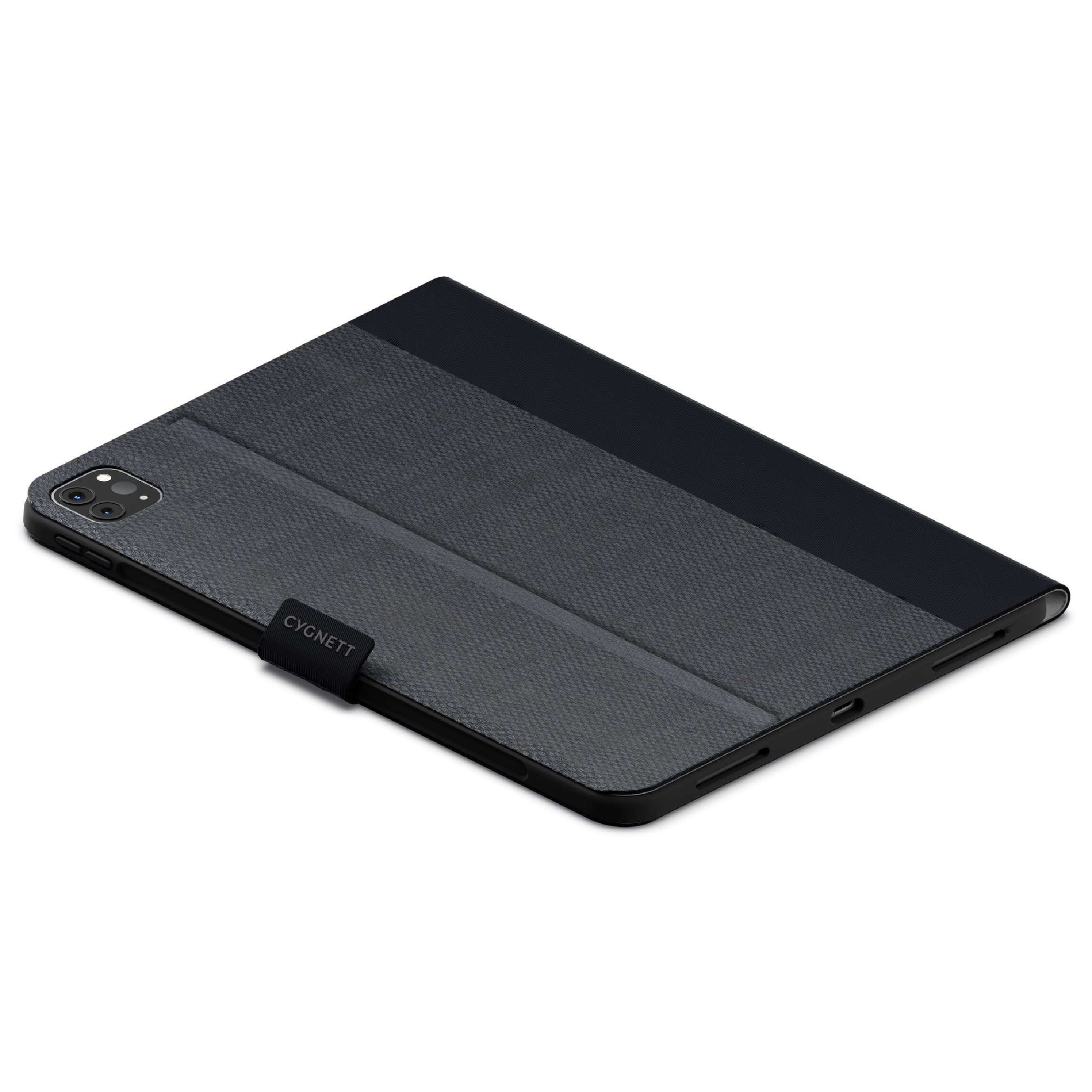 Cygnett TekView Apple iPad Pro M4 (13') (7th Gen) Case - Black (CY4976TEKVI), 4ft Drop Protection, Multi Viewing Stand,Pencil Storage,2 Years Warranty