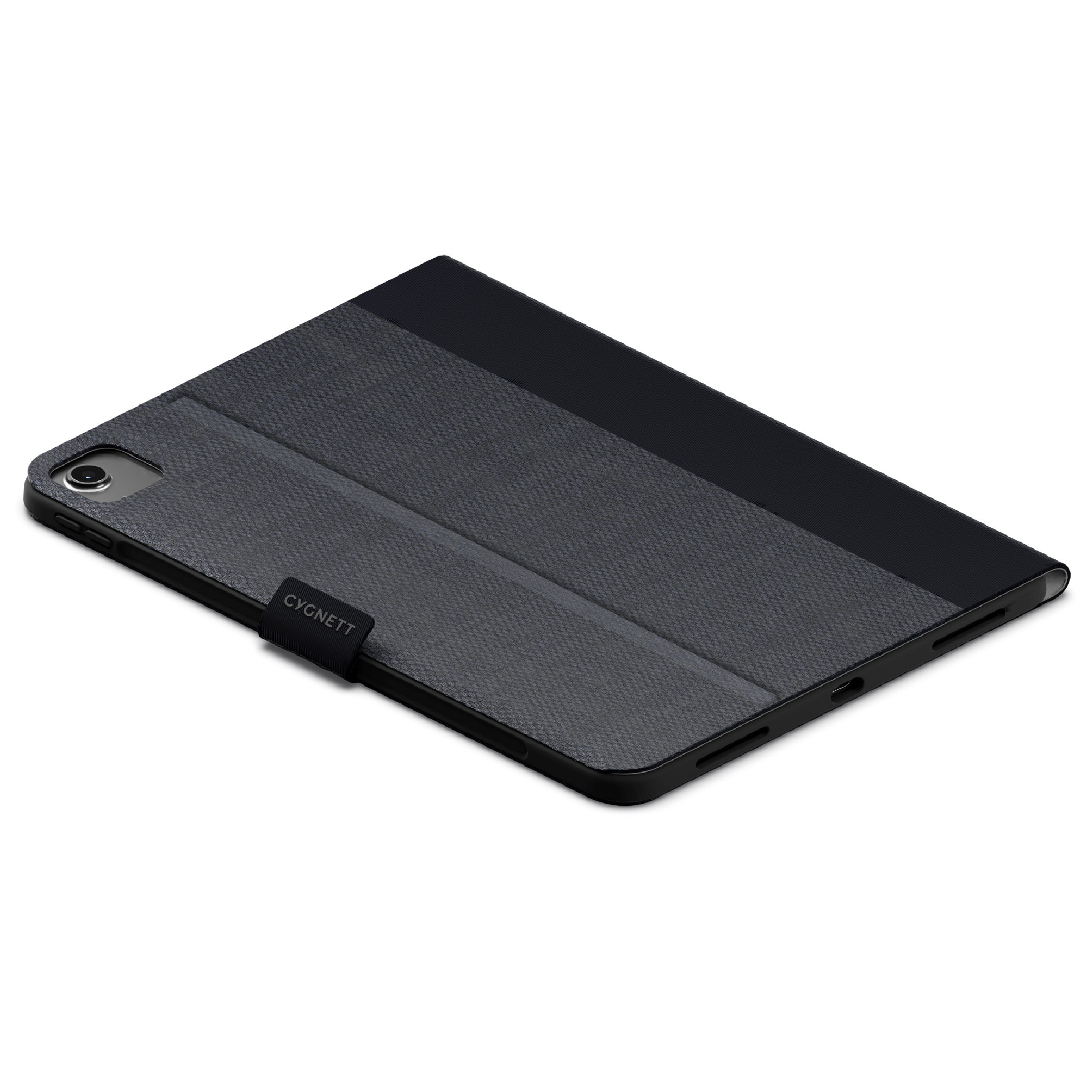 Cygnett TekView Apple iPad Air (13') (M2/M3) / iPad Pro '12.9' (6th/5th/4th/2nd/3rd Gen) Case -Black(CY4977TEKVI),Multi Viewing Stand, 2Years Warranty