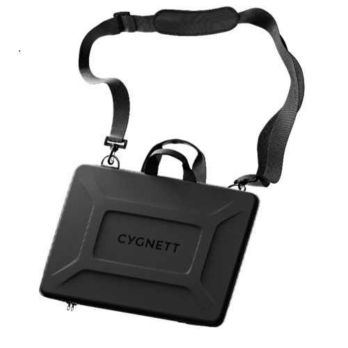 Cygnett TekSleeve SoftShell Laptop Case - Medium 13'- 14' - Black(CY5055CSSLS),360°Protection,Universally Compatible,Shock Absorbent,2 Years Warranty