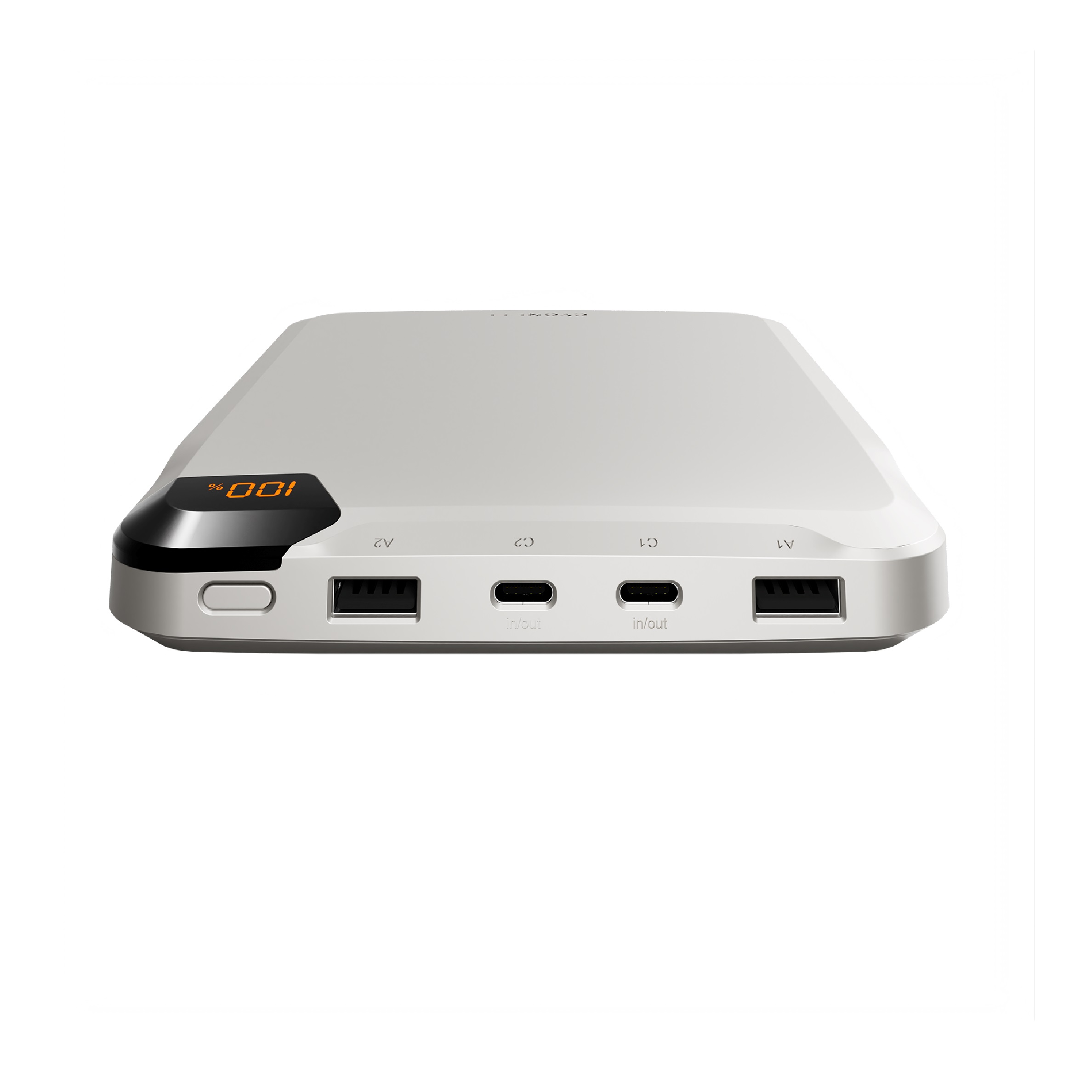 Cygnett ChargeUp VertPWR 25K Laptop Power Bank - Champagne (CY5129PBCHE), Powerful four-way Charging,40CM USB-C Cable,With Stand,2 Years Warranty