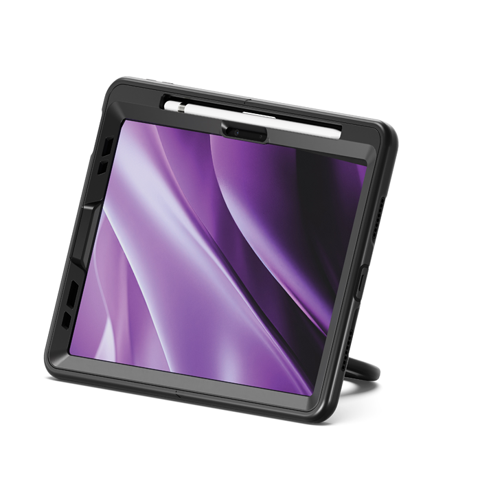 Cygnett GripStand Apple iPad Air (11') (M2/M3)/iPad Air (10.9')(5th-4th Gen)/iPad Pro 11' (4th/3rd/2nd/1st Gen)Case-Black(CY5202CPGRP),2Years Warranty