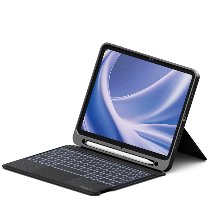 Cygnett Apple iPad Air (11') (M3/M2) (5th/4th Gen)/iPad Pro (11') (5th/4th/3rd/2nd/1st Gen) Magnetic Keyboard + Case - Black (CY5332CKBCA)
