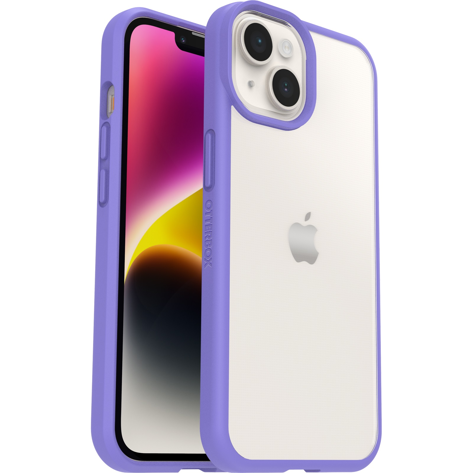OtterBox React Apple iPhone 17e /  iPhone 16e / iPhone14 Case Purplexing (Purple) - (77-88886), DROP+ Military Standard, Hard Case, 7 Years Warranty