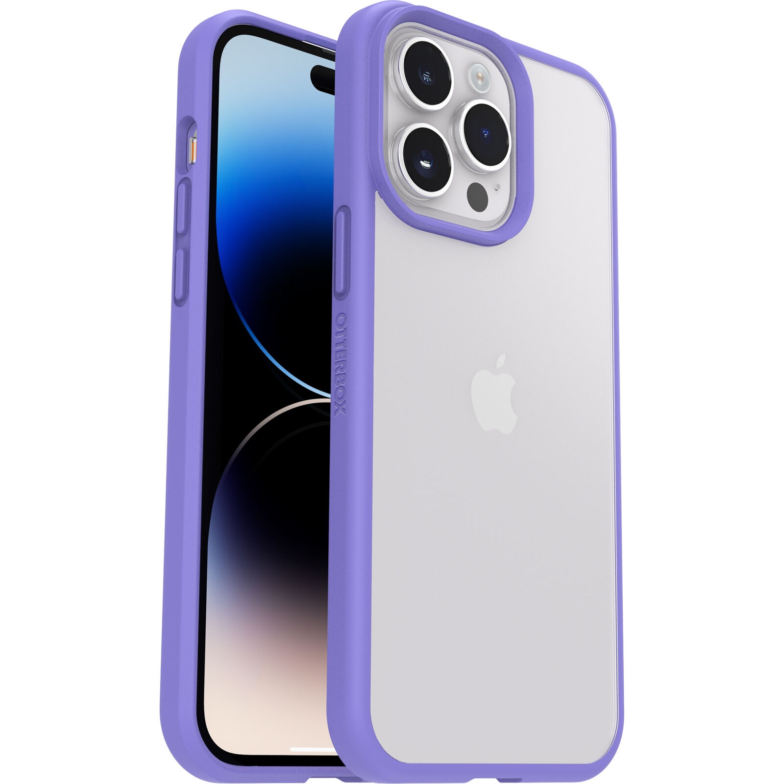 OtterBox React Apple iPhone 14 Pro Max Case Purplexing (Purple) - (77-8892), DROP+ Military Standard, Hard Case,Soft Grip,7 Years Warranty