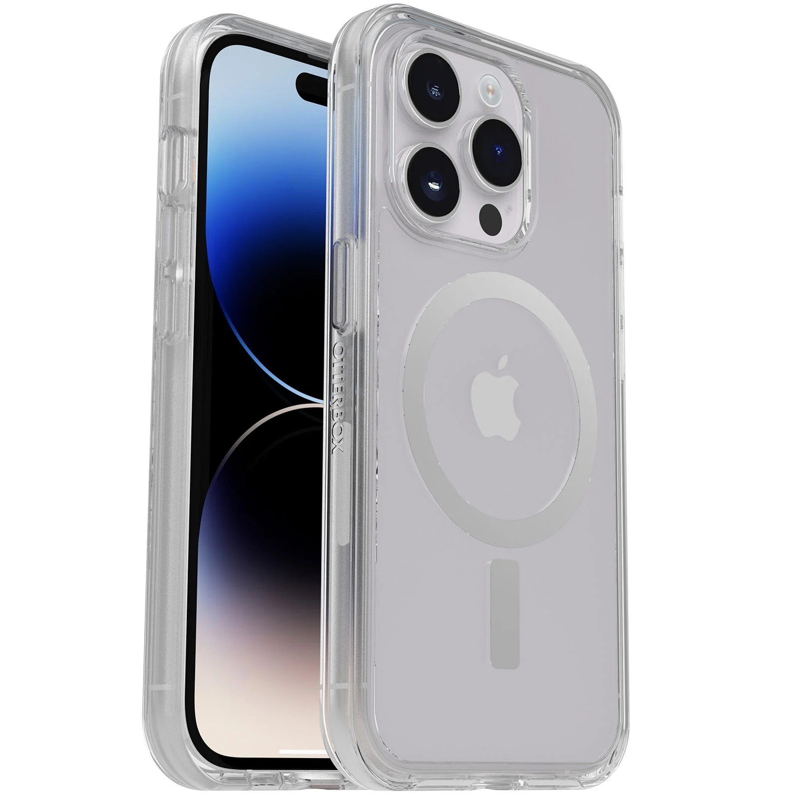 OtterBox Symmetry+ Clear MagSafe Apple iPhone 14 Pro Max Case Clear - (77-89263), DROP+ 3X Military Standard, Ultra-Sleek,7 Years Warranty