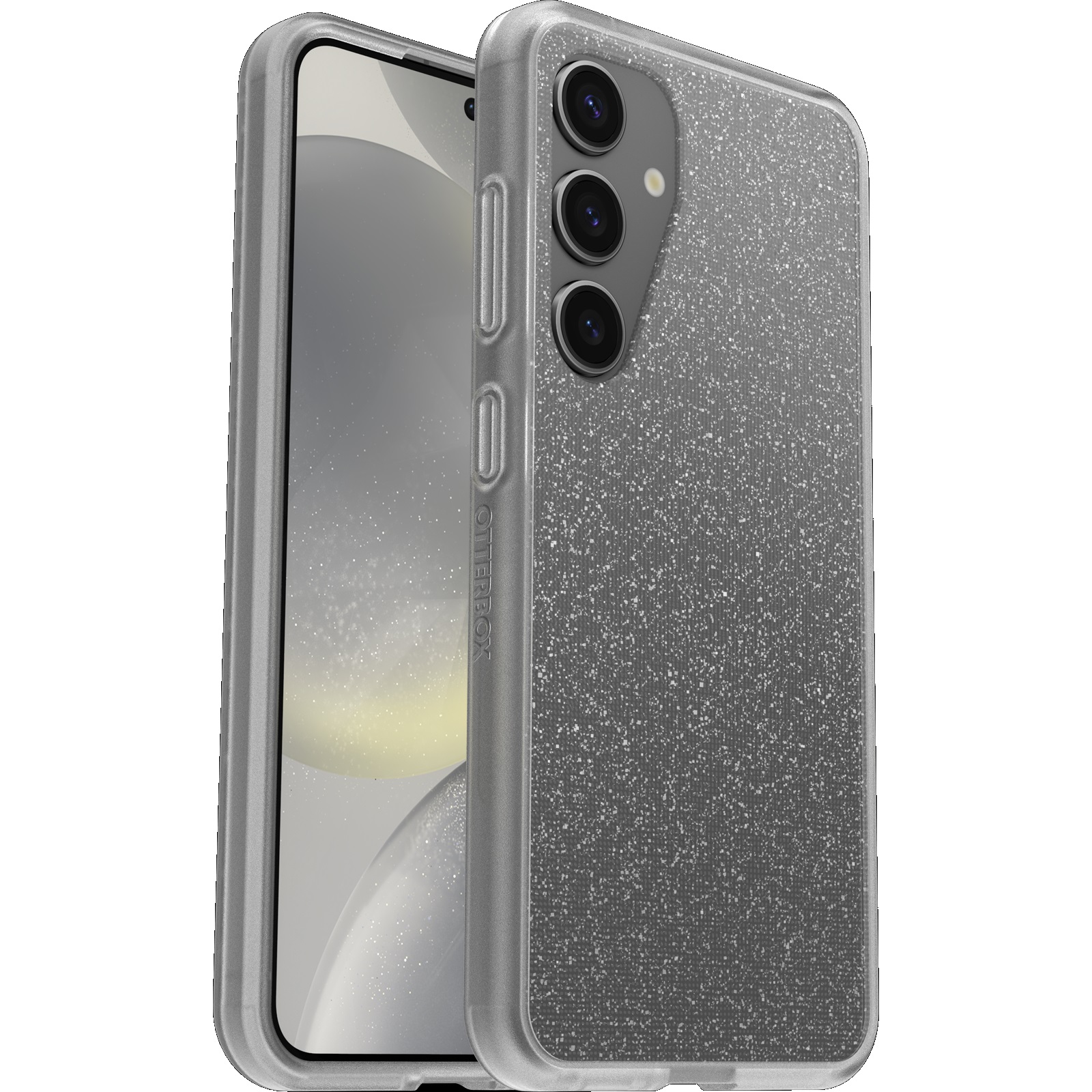 OtterBox React Samsung Galaxy S24 5G (6.2') Case Stardust(Clear Glitter) - (77-94661),DROP+ Military Standard, Wireless Charging,7 Years Warranty