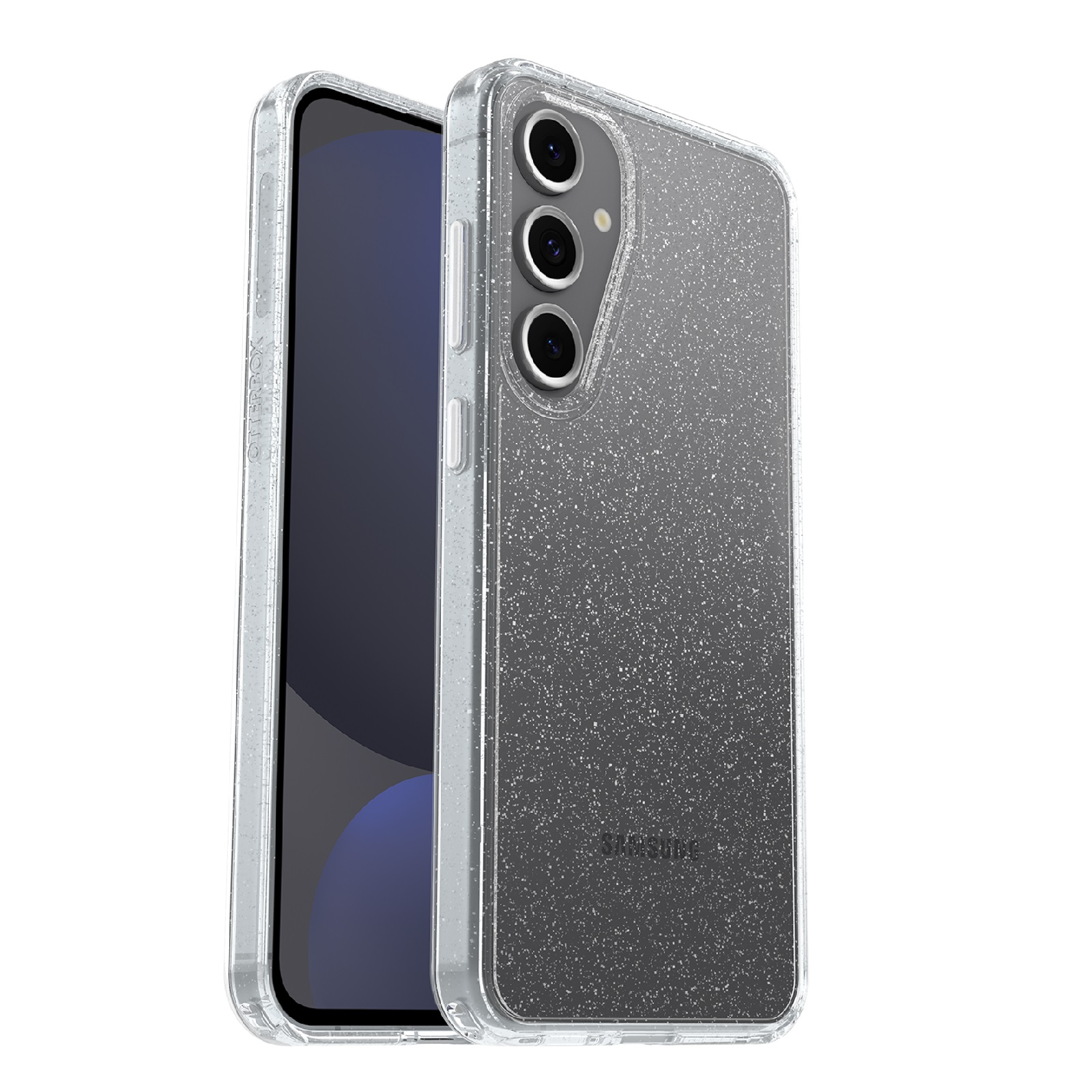 OtterBox Symmetry Clear Samsung Galaxy S24 FE 5G (6.7') Case Stardust Clear - (77-97079), Antimicrobial, DROP+ 3X Military Standard, 7 Years Warranty