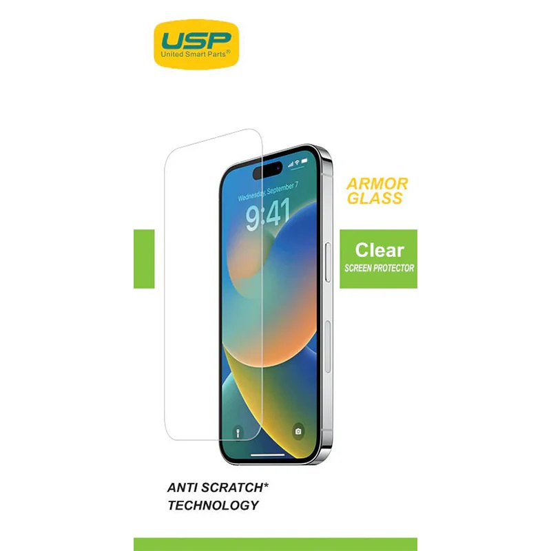 USP Samsung Galaxy A37 5G/ Galaxy S24 FE 5G (6.7') Armor Glass Screen Protector - 9H Hardness, Scratch-Resistance, 3 Years Warranty