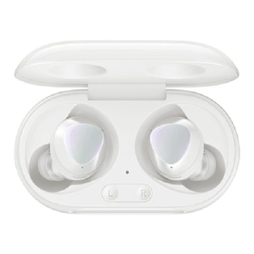 Samsung Galaxy Buds+ White- Bluetooth v5.0 (LE up to 2Mbps), Compatible Specification- Android 5.0 or later , 1.5GB/ iPhone 7, iOS 10, Water Resistant