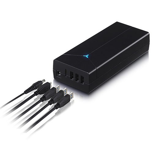 FSP Universal Notebook Power Adapter 110W 19V with 3 Built-in USB 3.0 ports Hub - Ideal for Notebooks/Laptops/Ultrabook to Connect Mobile/Tablet
