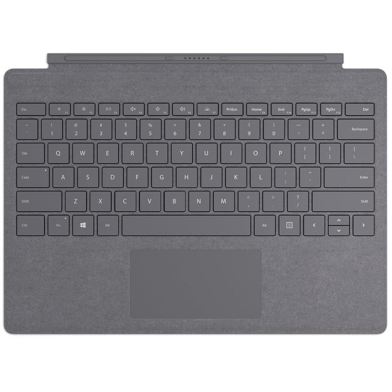 Microsoft Surface Pro Signature Type Cover  -  Light Charcoal/Platinum(Retail)