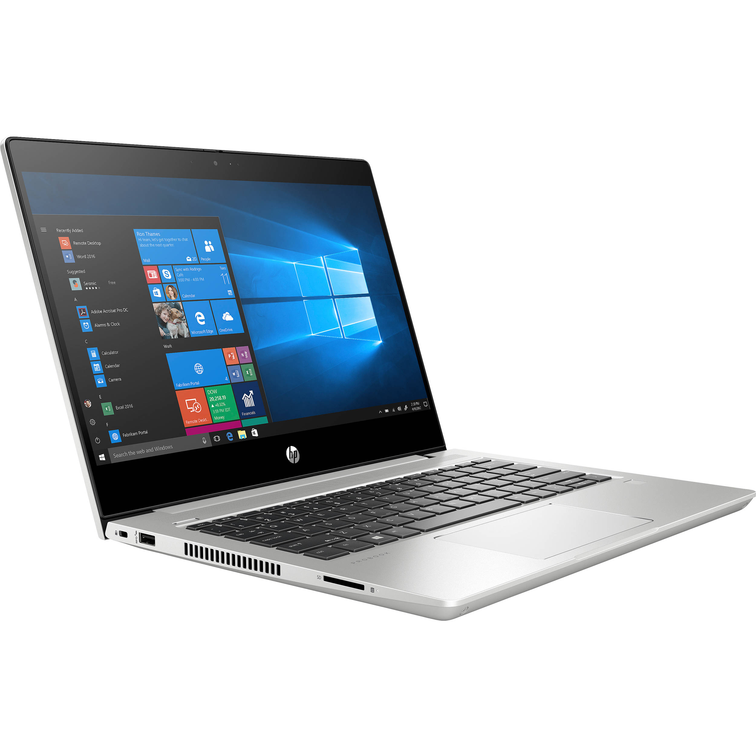 HP ProBook 430 G7 13.3' HD i5-10210U 8GB 256GB SSD WIN10 PRO UHDGraphics USB-C HDMI Backlit Keyboard 3CELL 1.49kg W10P Notebook (9WC61PA)