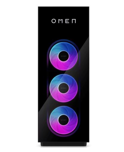 HP D89SRPA Print media OMEN MAX 45L Gaming Desktop AMD Ryzen R9-9950 32GB DDR5 2TB SSD RTX 5090 Windows 11 Home WiFi7 2.5GbE USB-C HDMI 3xDP 1200W mATX 1yr