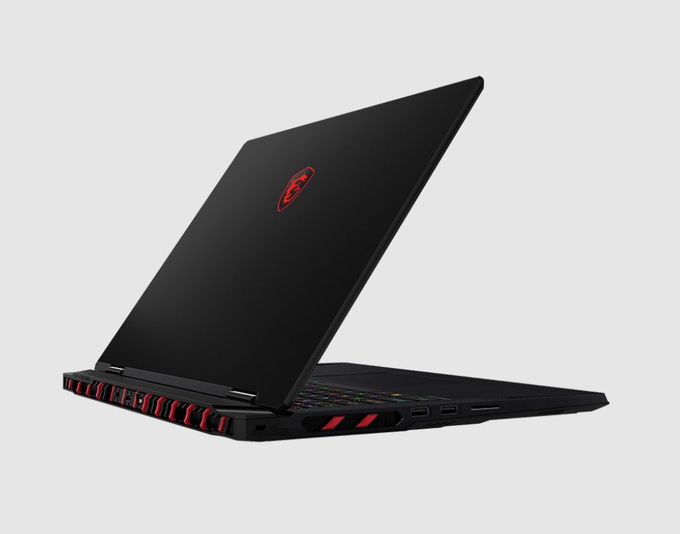 MSI Raider Series Gaming Notebook 18' UHD Ryzen 9 9955HX3D, DDR5 32GB*2 2TB SSD Windows® 11 Pro High End Nvidia RTX 5080, GDDR7 16GB
