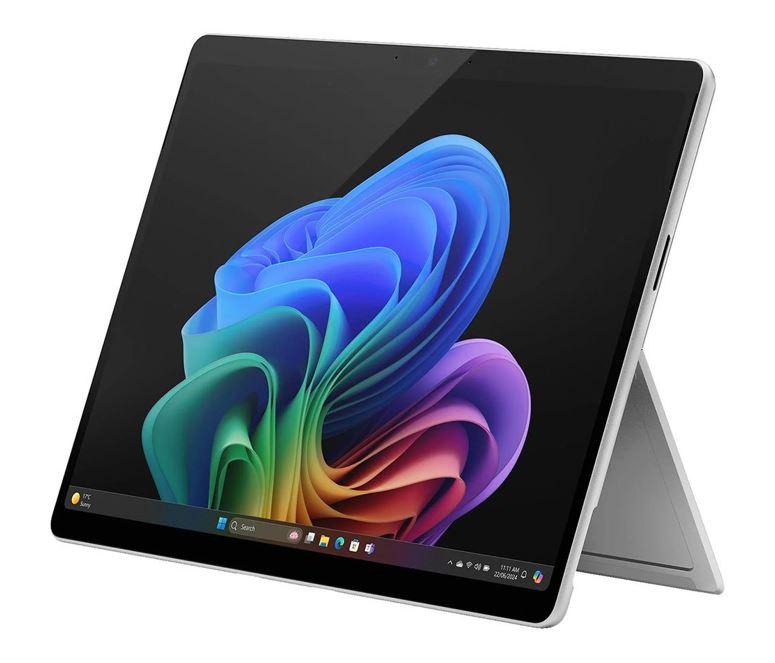 Microsoft Surface Pro 11 13' Touchscreen Copilot+ Snapdragon X 16GB 512GB SSD WIN 11P USB-C Thunderbolt WIFI7 BT Camera Platinum 2YR WTY - EU required