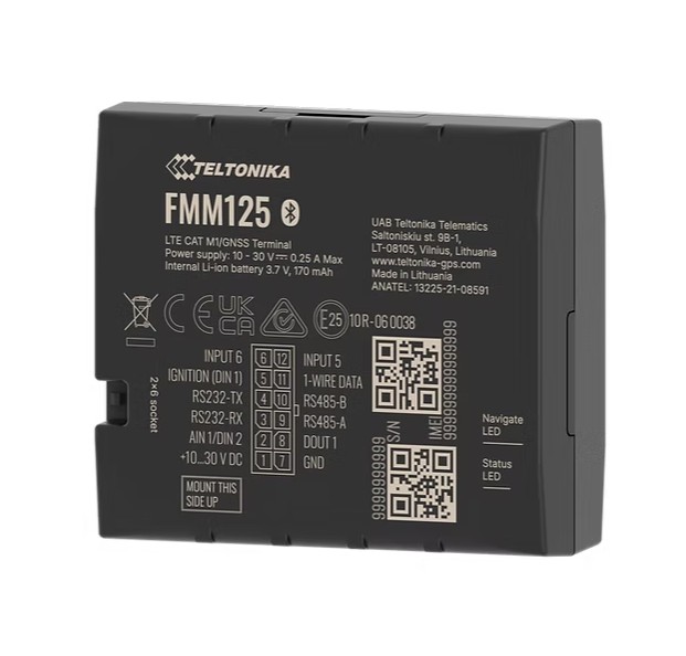 Teltonika FMM1257VXW01 FMM125 Versatile 4G LTE Cat M1 tracker with RS232, RS485 interfaces