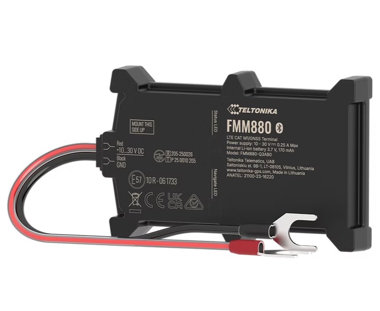 Teltonika FMM8809U9A01 Power accessory FMM880 Waterproof high GNSS precision baterry-mounted 4G LTE Cat M1 tracker, IP 65