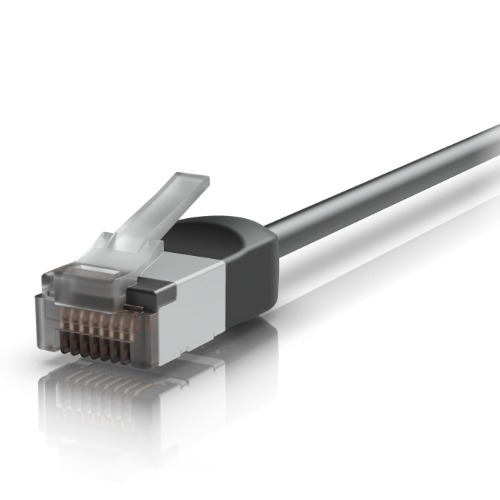 Ubiquiti UniFi Premium Patch Cable Outdoor, 8M,Black,Ultra-Thin, Rugged, Shielded Patch, Optimized, Perform Harshest Environments ,10 GbE networking.