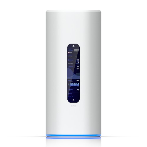 Ubiquiti Dream Router 5G Max, Desktop Cloud Gateway, Full-Performance 5G, 3.4 Gbps, WiFi 7, 10G SFP+4-Port 2.5 GbE switch (1) PoE Port,SD Card Storage UDR-5G-Max