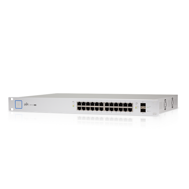 Ubiquiti UniFi Switch 24-port Managed PoE+ Gigabit Switch with SFP, 250W PoE Budget, GEN1,