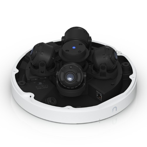 Ubiquiti AI Multi Sensor 4 White, All-weather 32MP multi-sensor camera, Multi-TOPS AI , 2.33× optical zoom, 360° IR cover, 4x independent lenses UVC-AI-MS-4-W