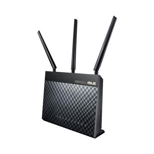 ASUS DSL-AC68U AC1900 Dual-Band ADSL/VDSL Gigabit Wireless Modem Router, 4 x Gigabit LAN, 1x USB, Dual-WAN, MIMO, VPN Server/Client Support, AIProtect