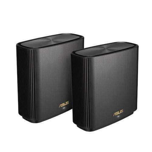 ASUS ZENWIFI XT8 AX6600 Wifi 6 Tri-Band Whole-Home Mesh Routers Black Colour (2 Pack)